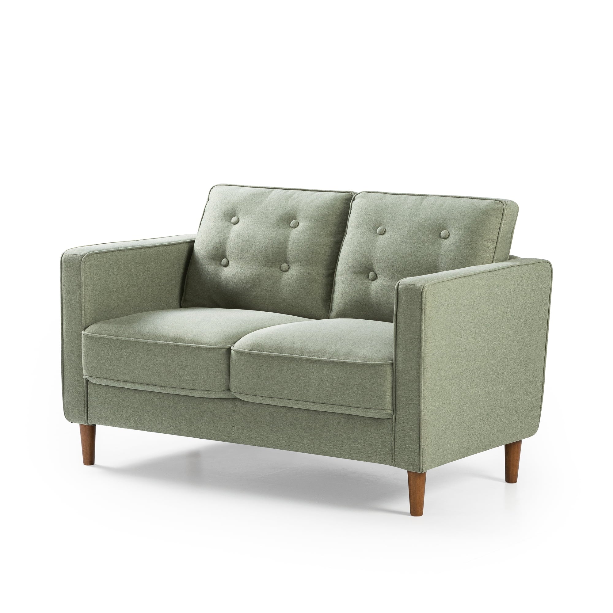 Zinus Lauren 2-Seater Loveseat, Pear Green