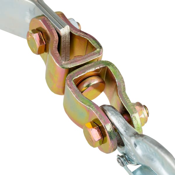 2,000 lb. 1-Ton Capacity 12 ft. Max Lift 15:1 Leverage Winch Puller Come Along Tool with 12 ft. of Cable Included