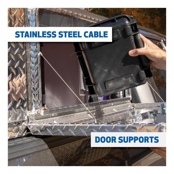 48 in. Silver Aluminum Underbody Truck Tool Box