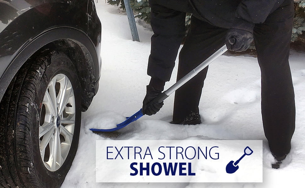 Michelin Ultra-Compact Telescopic Folding Snow Shovel