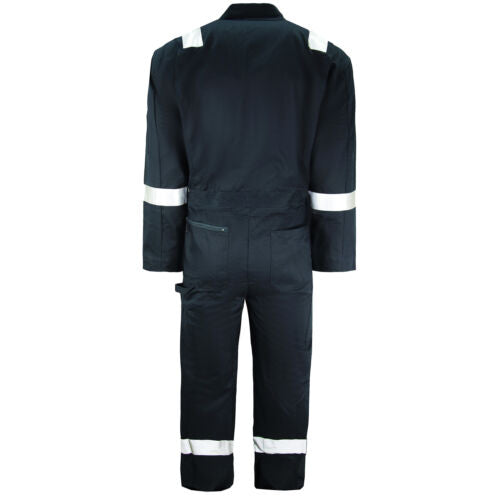 Dickies Cotton Coverall Long Sleeve Navy Blue Mens Reflective Suit WD2279 NAVY