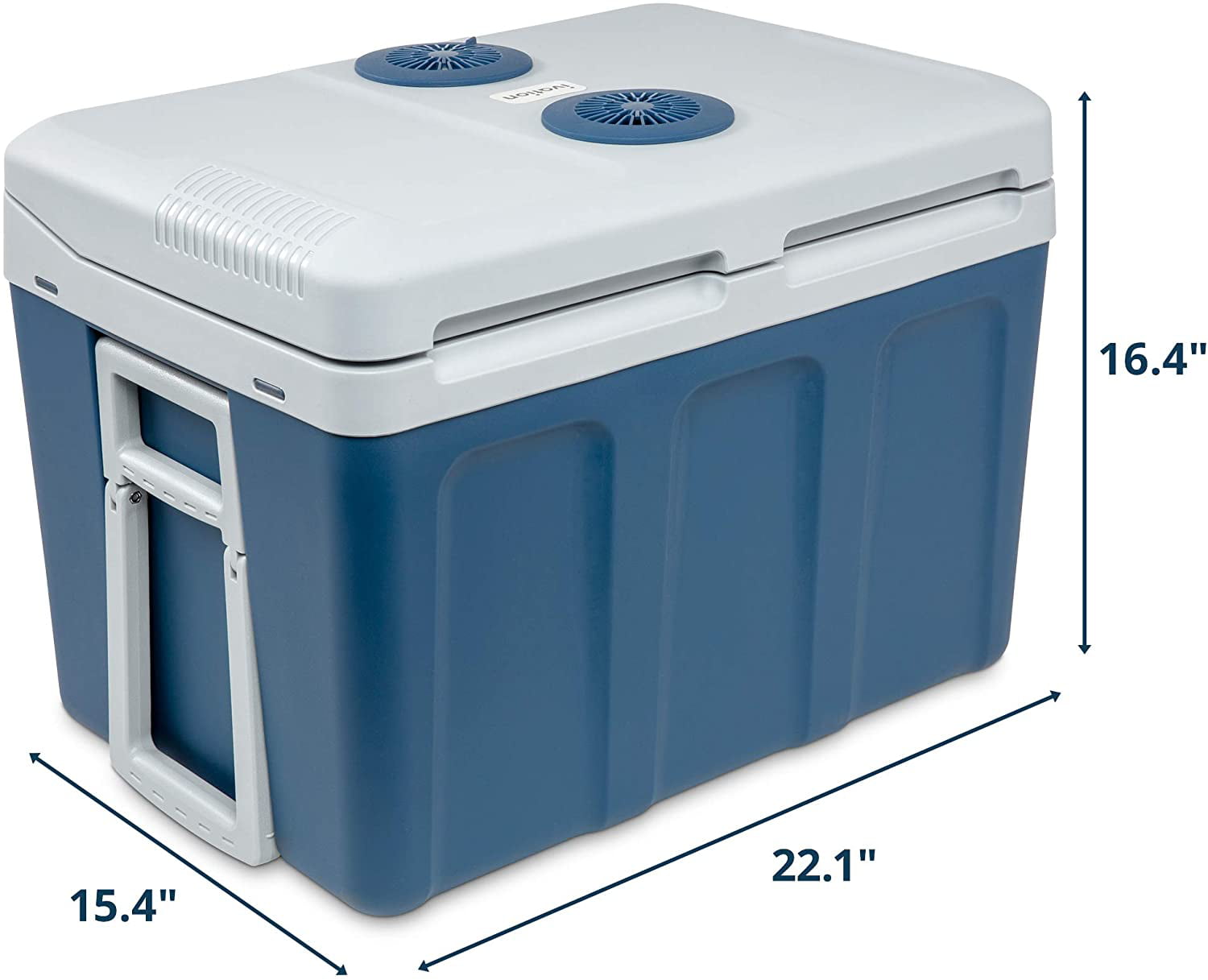 Ivation Electric Portable 45 L Cooler & Warmer W/ Wheels & Handle, for Travels