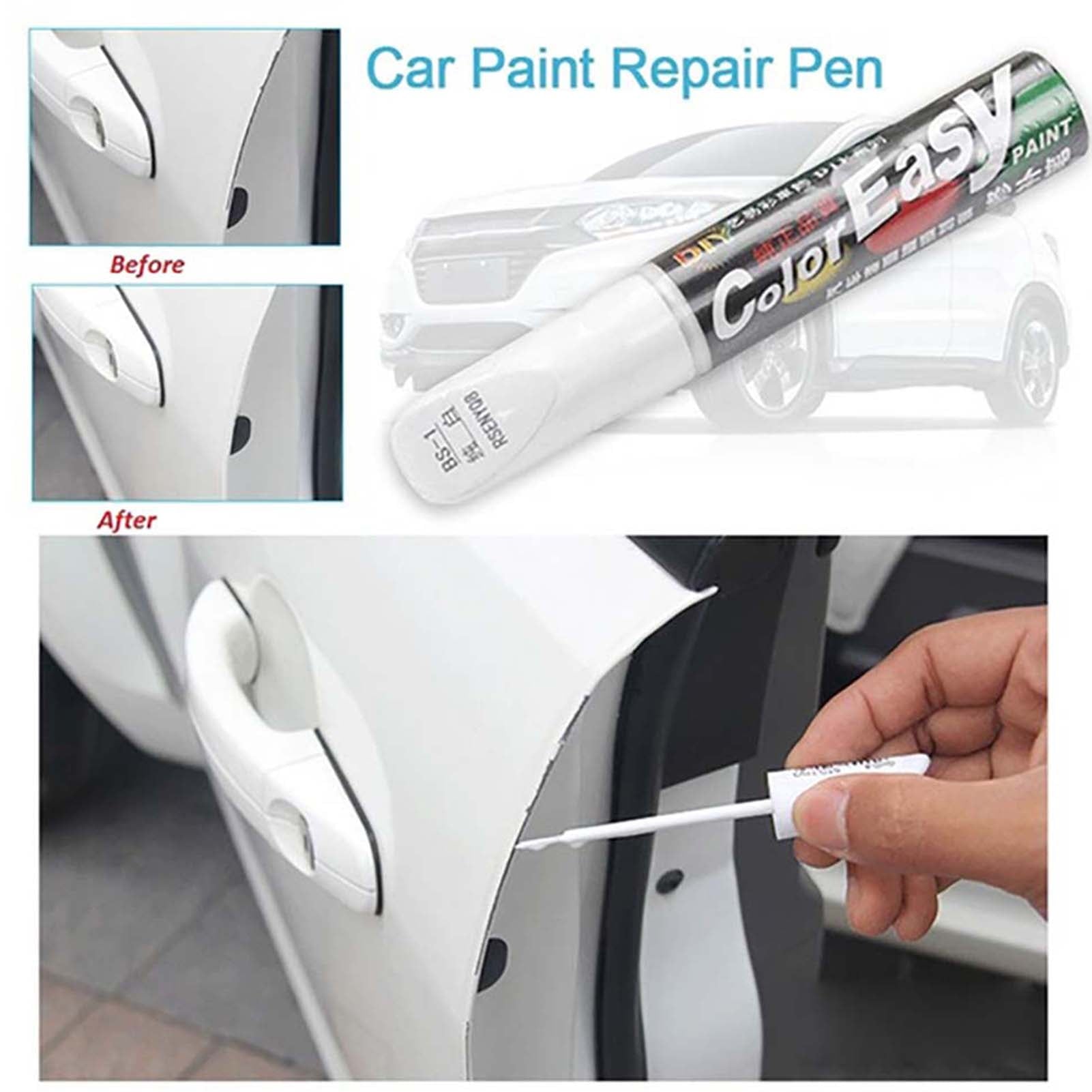 PERZOE Automotive Special Touch-Up Pen Pearl White Red Black Silver Car Paint Surface to Scratch Repair Paint Repair
