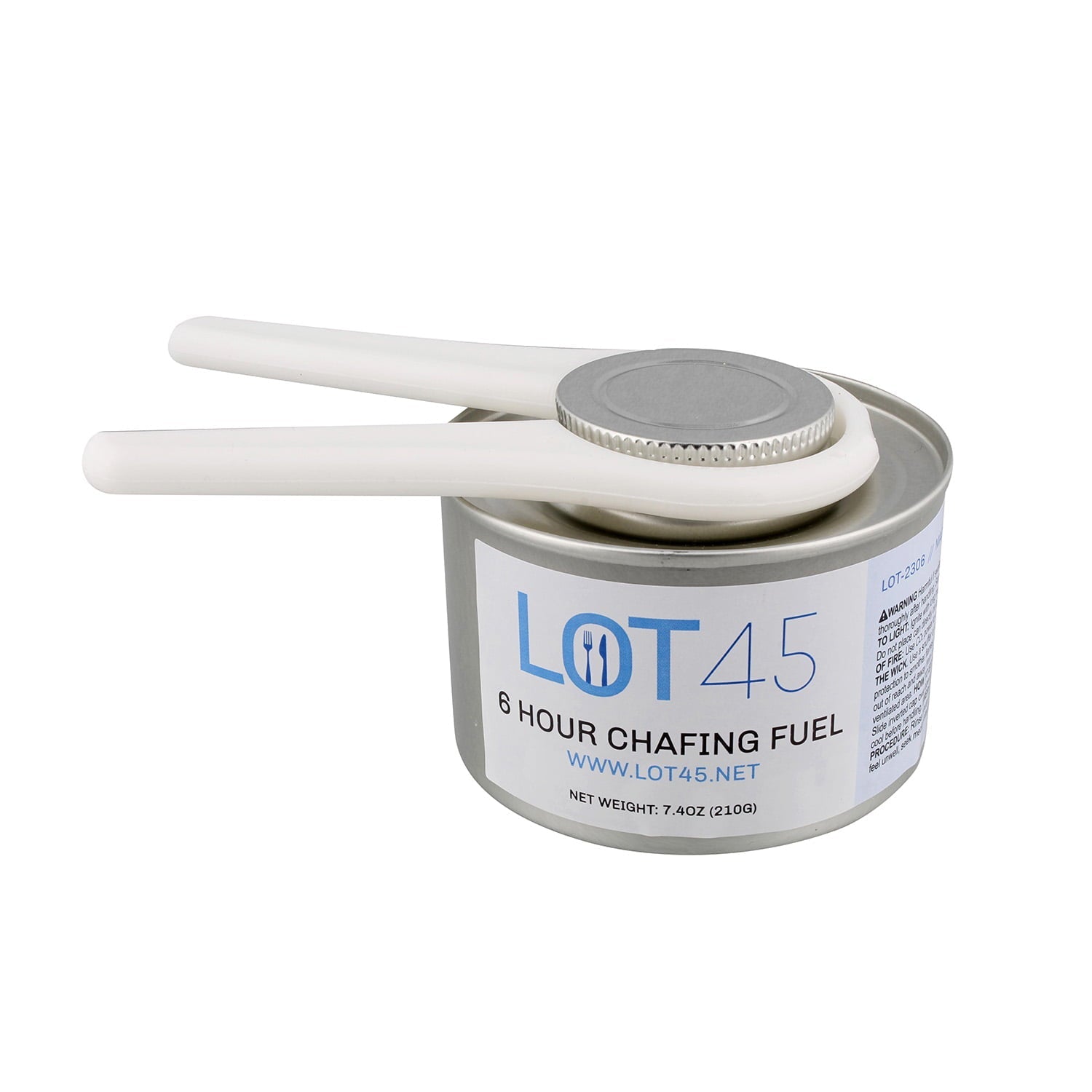 Lot45 6 Hour Cooking Fuel Wick Chafing Dish Fuel Cans Chafing Burners 6-Pack