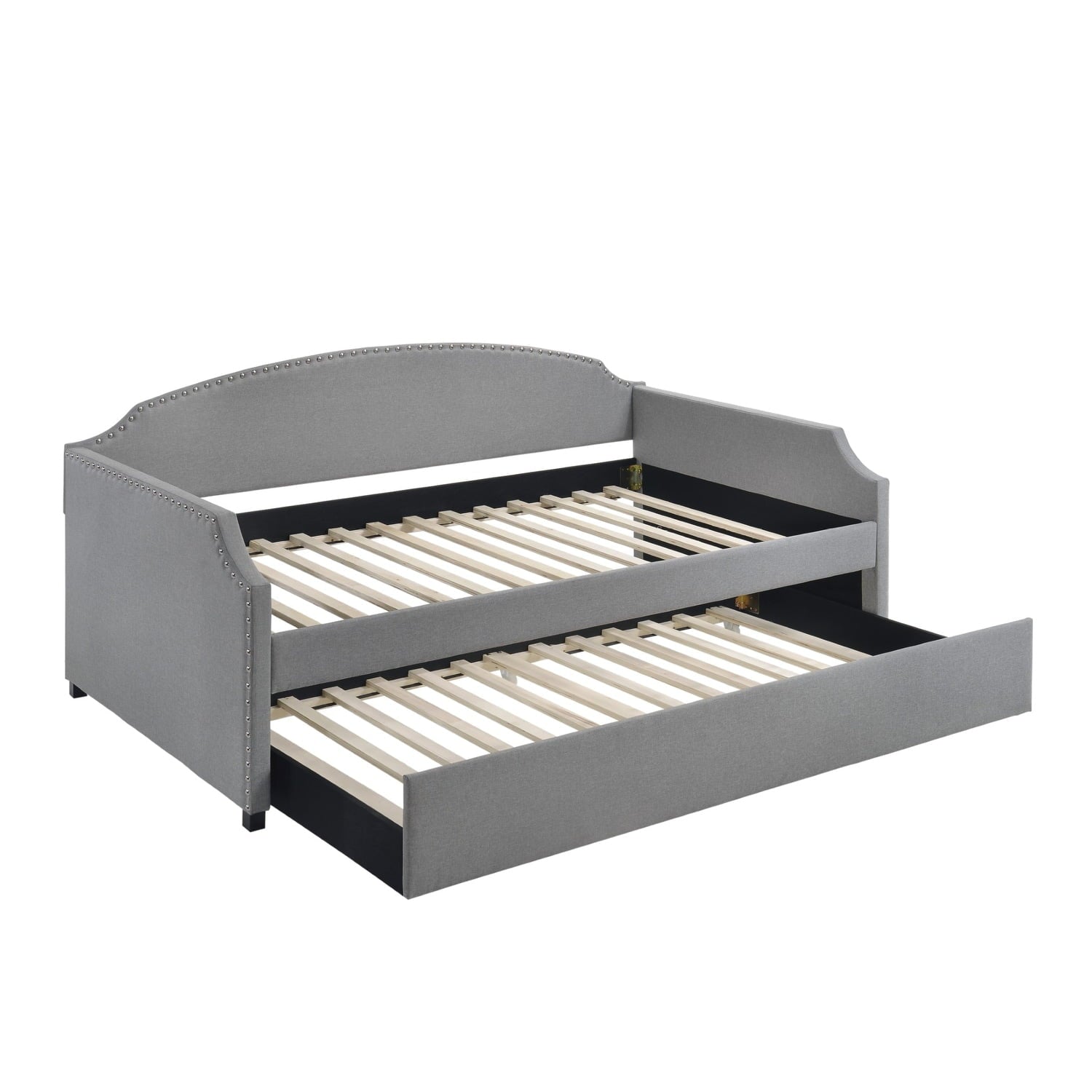 Yamna Upholstered Twin Daybed Grey