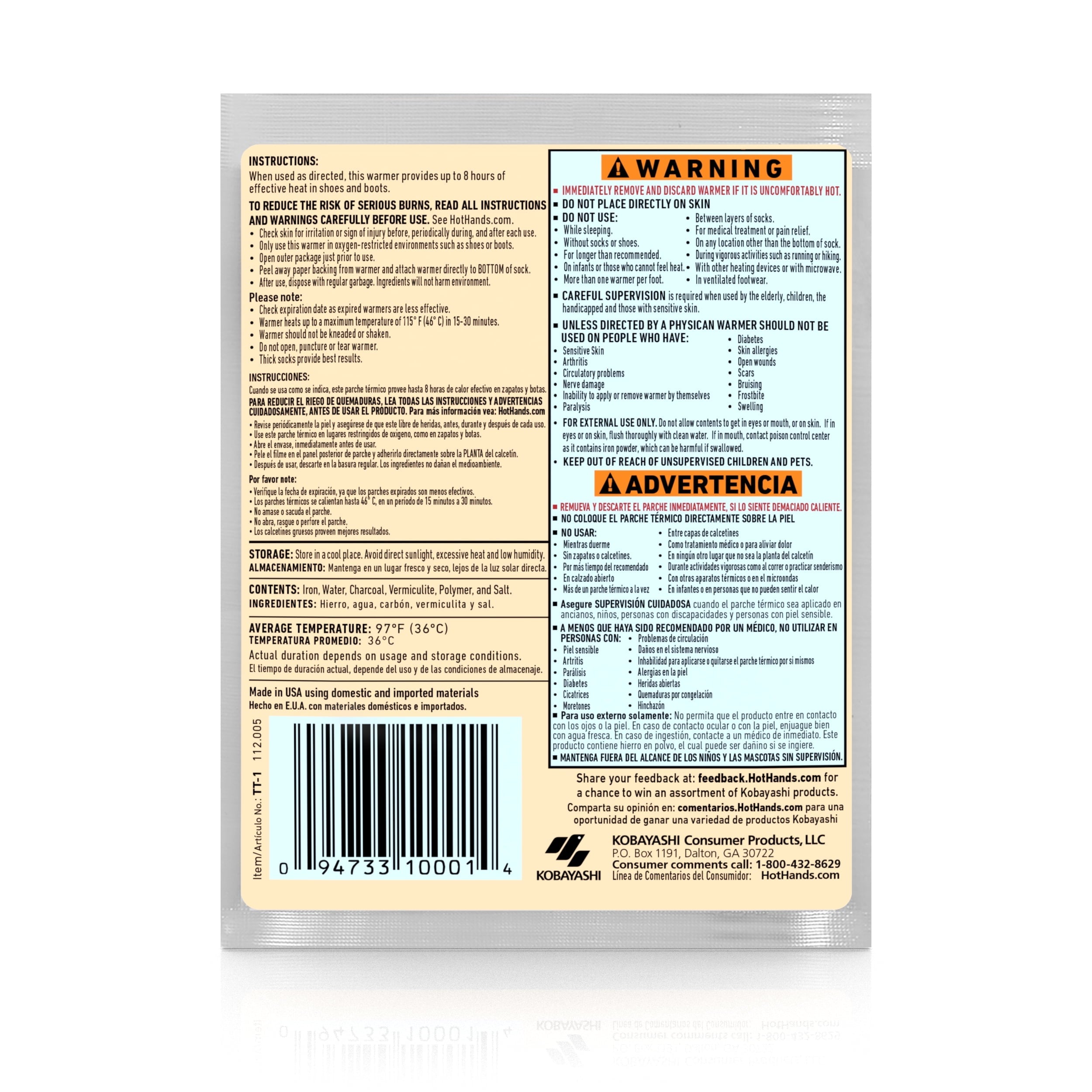 HotHands Toe Warmers, 40 Pair