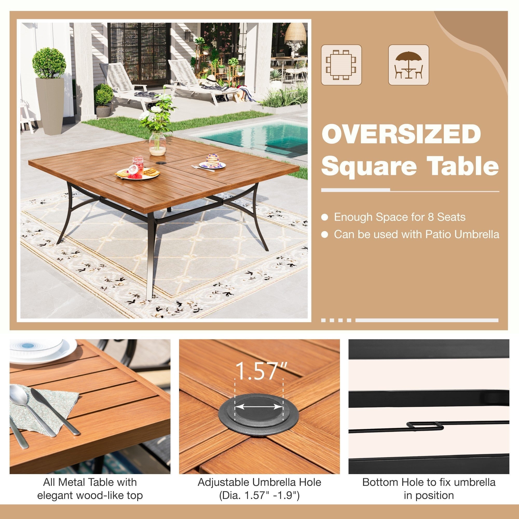 Sophia & William Metal 60