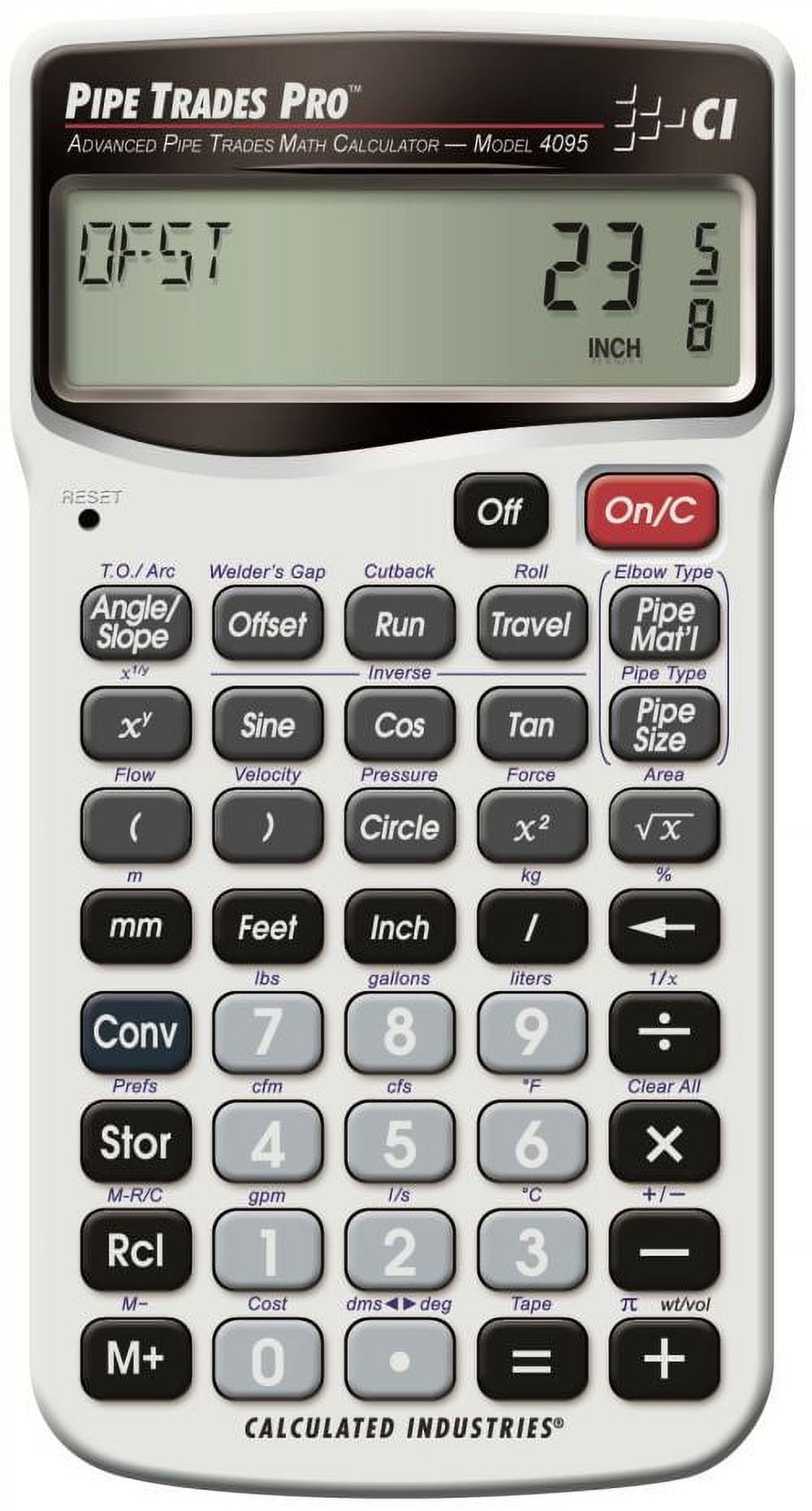 Calculated Industries Construction Calculator,PipeTrades 4095