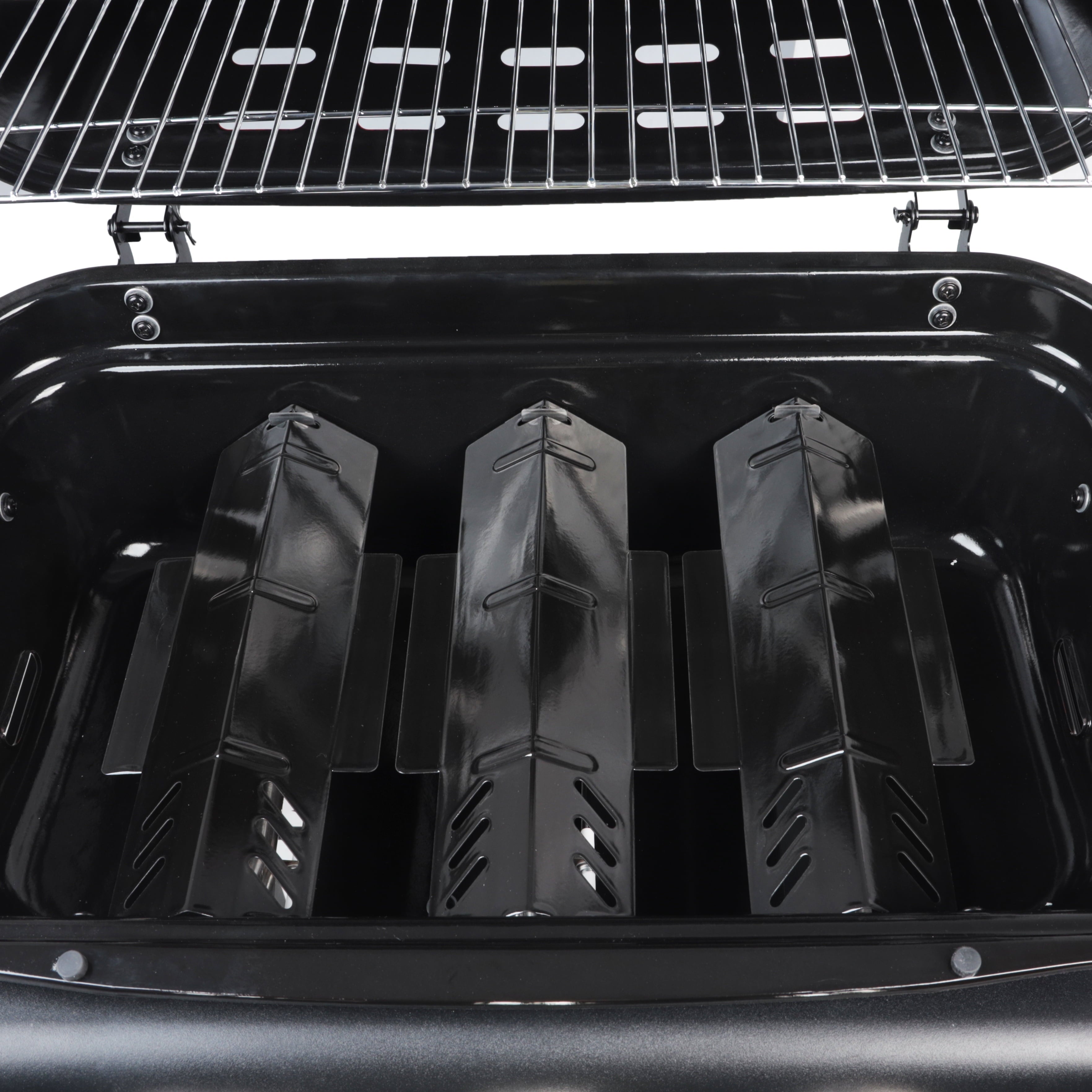 RevoAce 4 Burner Propane Gas Grill Including a Side Burner, Red Sedona, GBC1729WRS