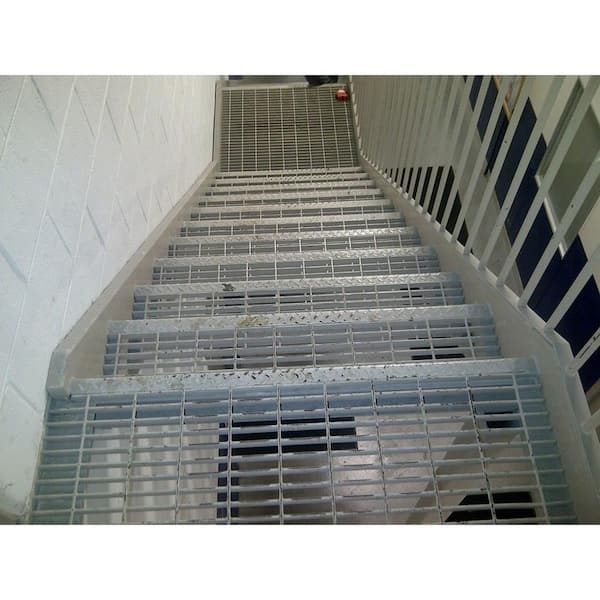 48 in. Black Composite Anti-Slip Stair Tread Step Cover