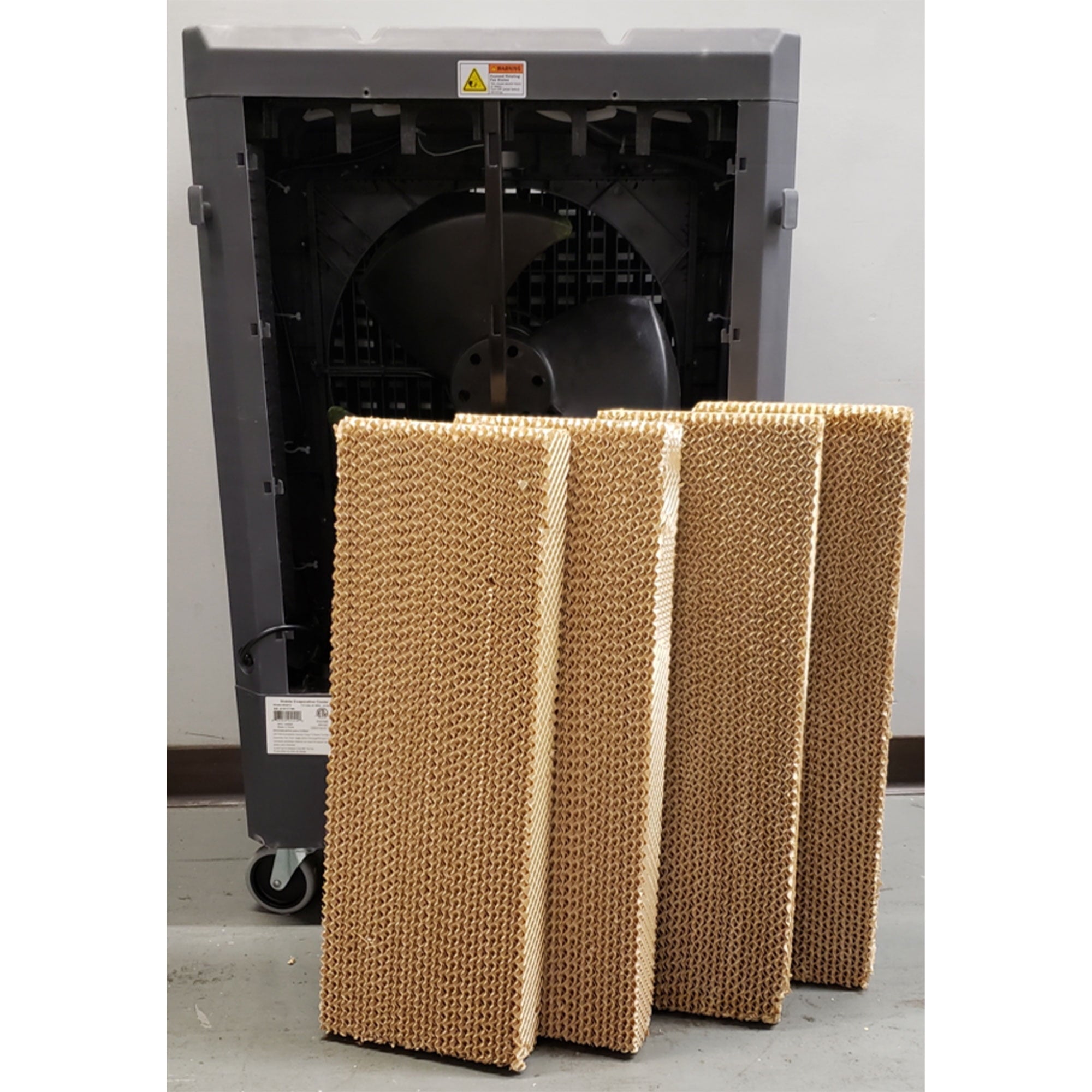 Hessaire MC61M/MC61V 5300 CFM 28x10 Inch Replacement Media Pads (Set of 4)