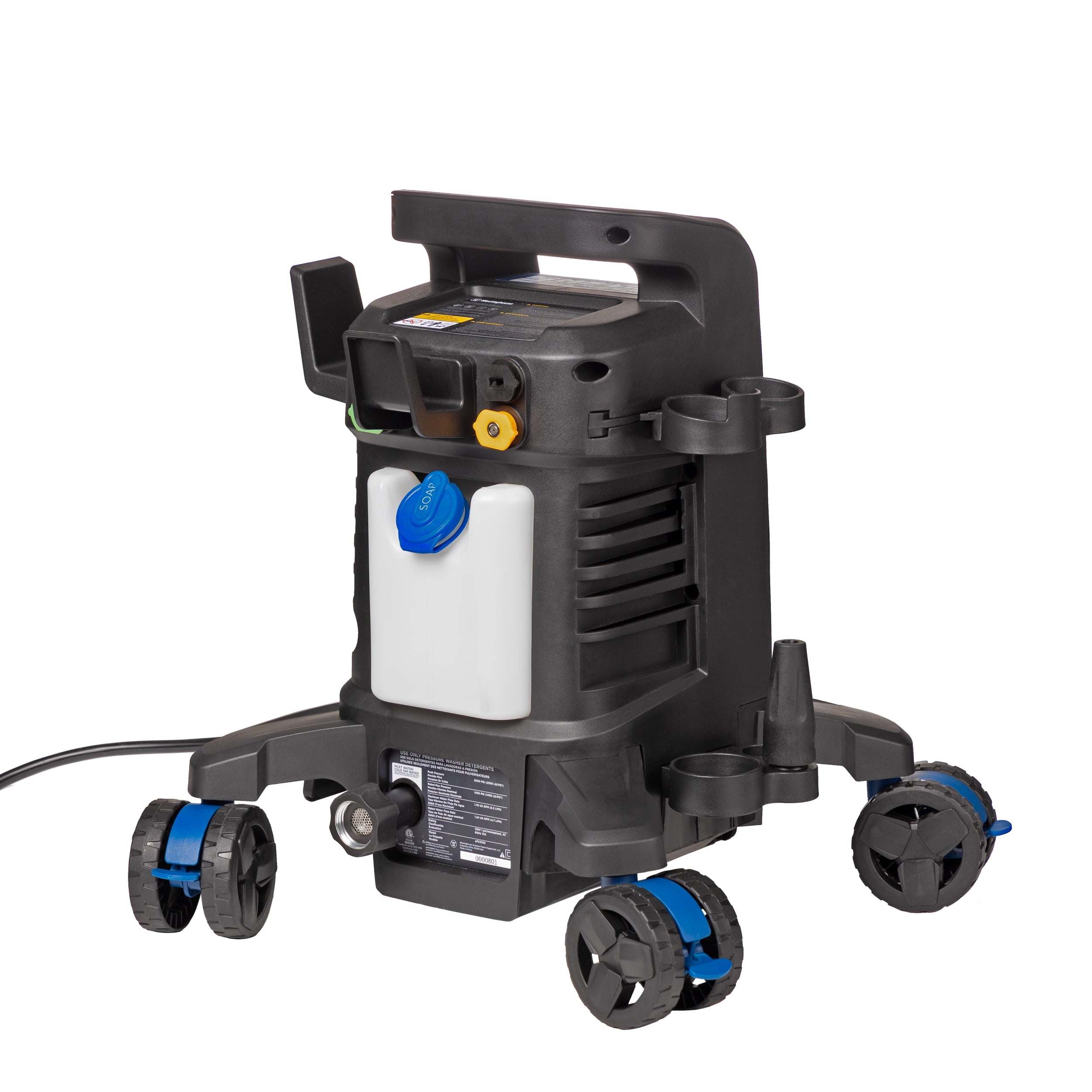 Westinghouse 2300 Max PSI Electric Pressure Washer, 1.76-GPM, Soap Tank, 5 Nozzles