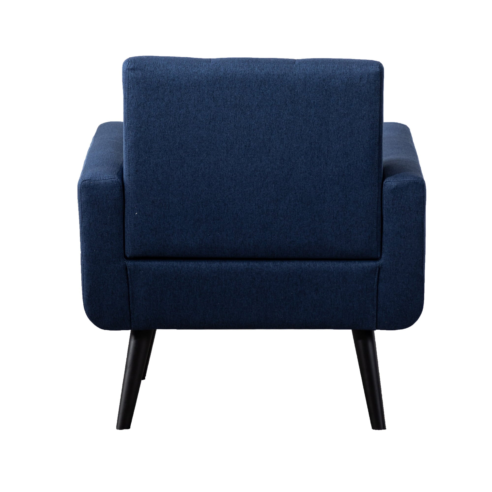 Modern Accent Armchair Upholstered Blue Single Sofa Chair, Set of 1