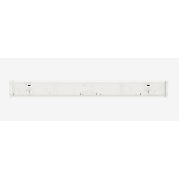 WRS 4 ft. 3335 Lumens/3795 Lumens/4485 Lumens Integrated LED White Wraparound Light Fixture with Switchable CCT (4-Pack)