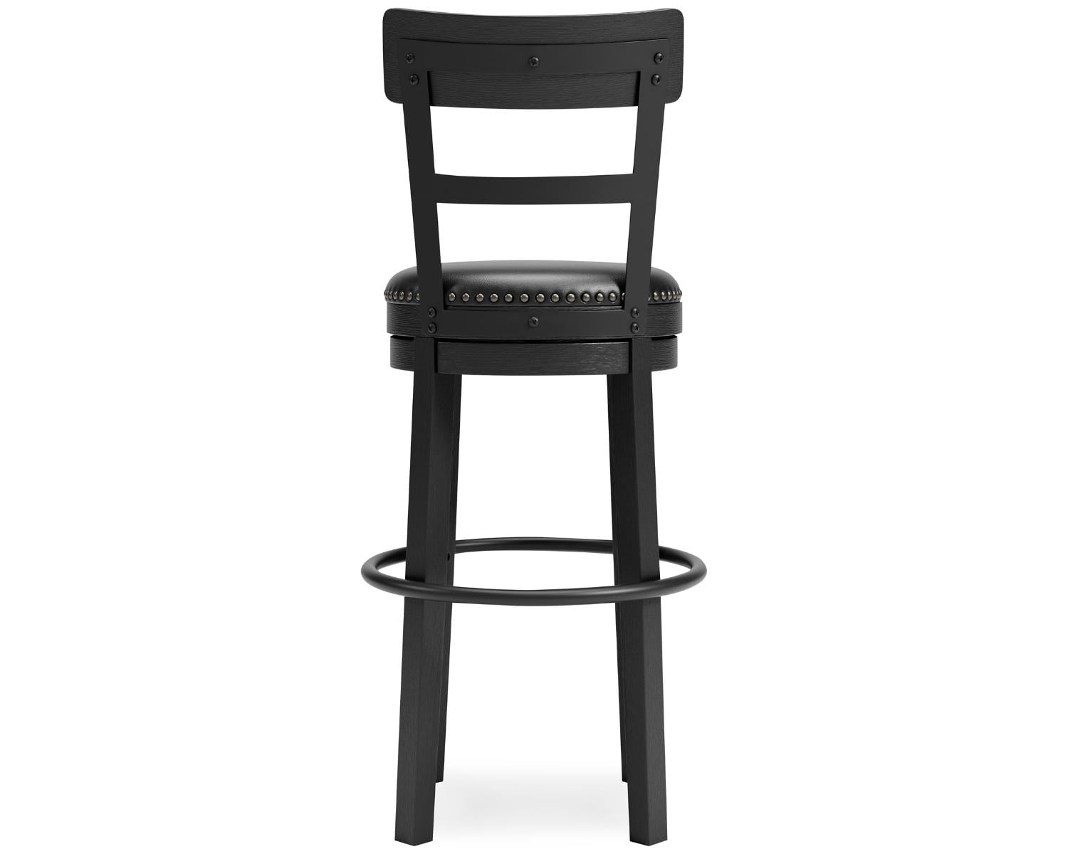 Signature Design by Ashley Casual Valebeck Bar Height Bar Stool Black