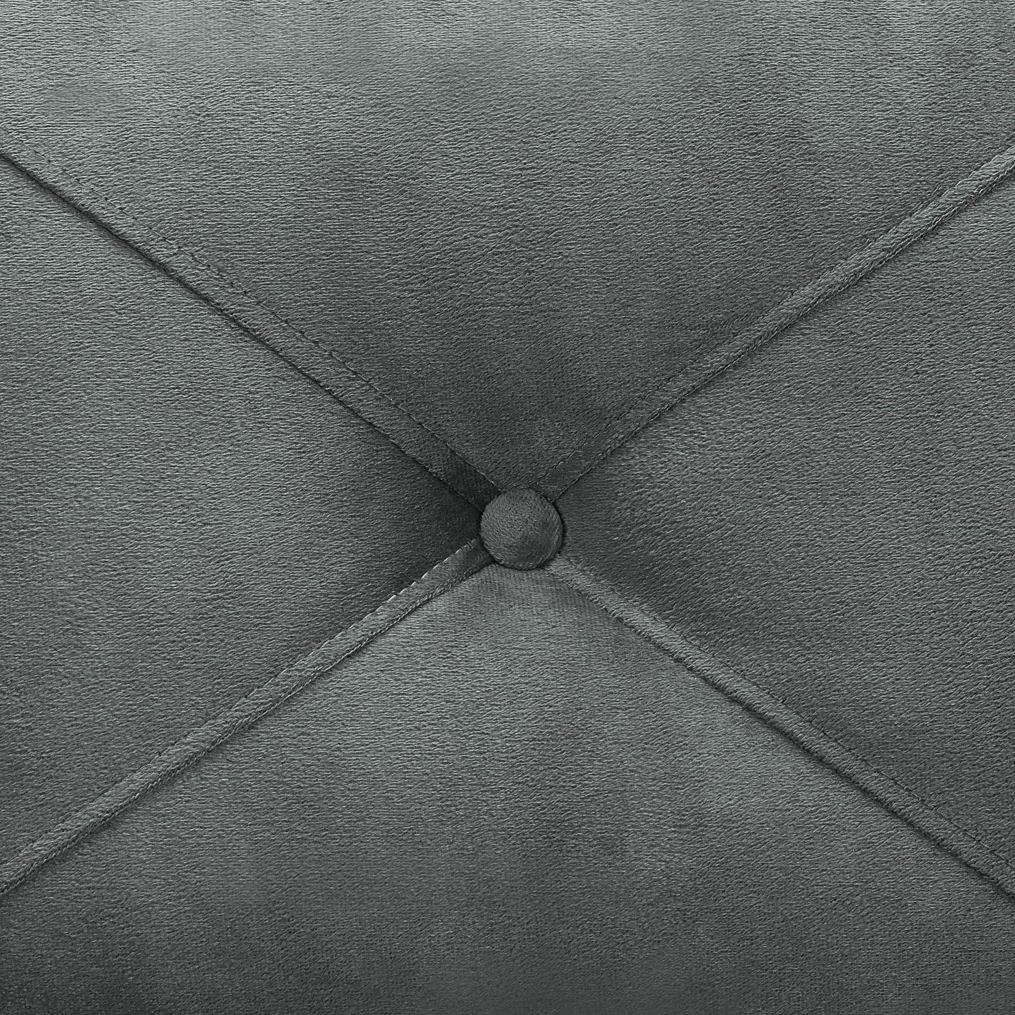 Lifestyle Solutions Taryn Club Chair, Dark Gray Fabric