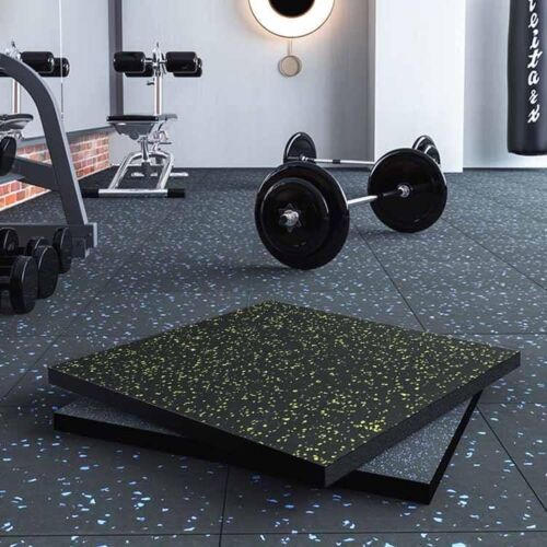 Nisorpa Exercise Equipment Mats, 4 Pieces EVA Foam Mats with Rubber Top, 20" ...