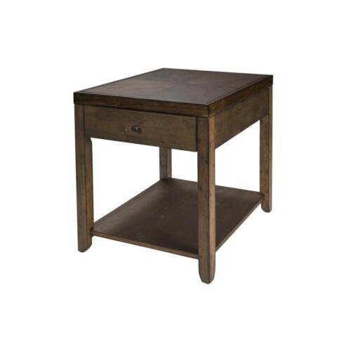 Mitchell End Table, Brown