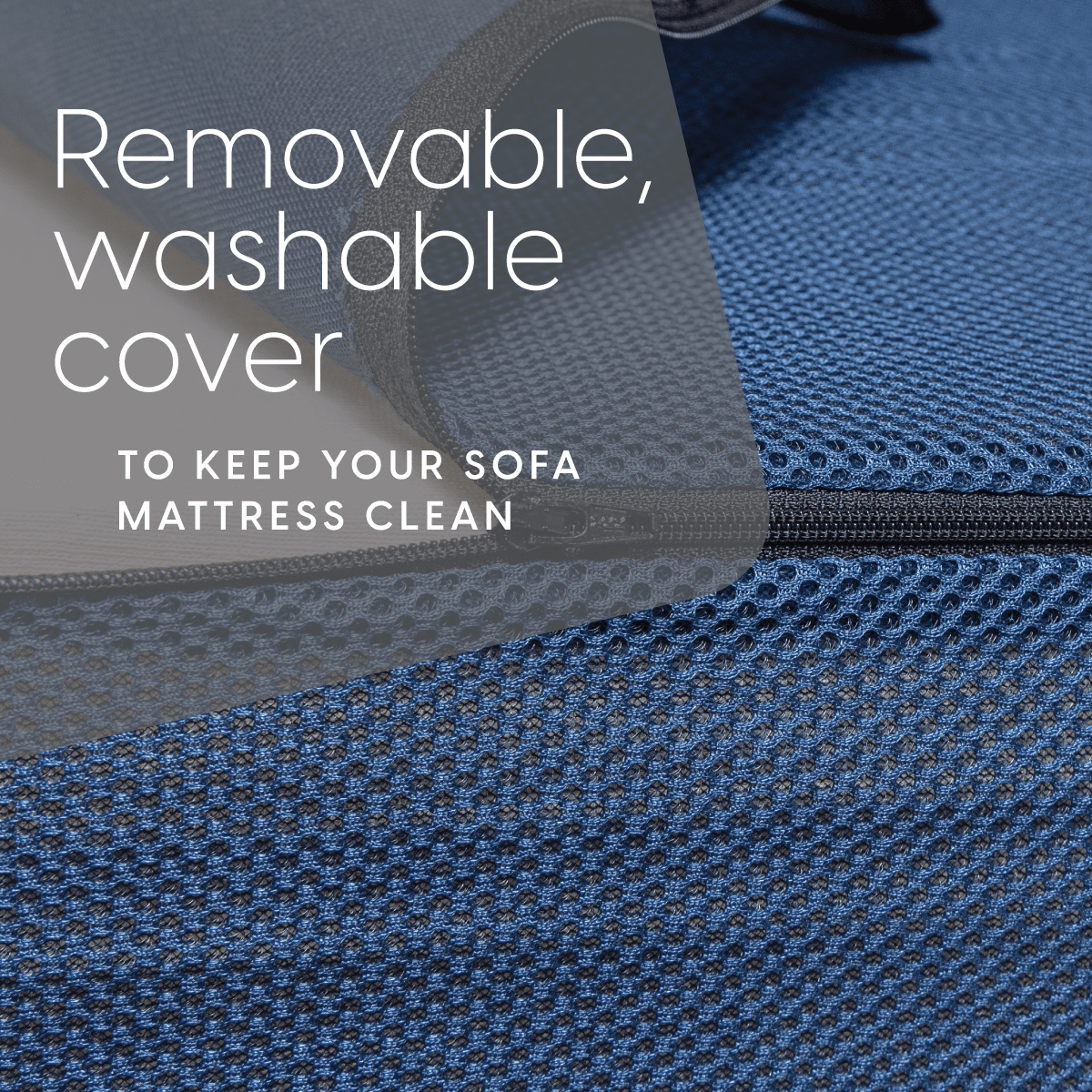 Tri-Fold Foam Folding Mattress and Sofa Bed for Guests - Queen 78 x 58 x 4.5 Inch