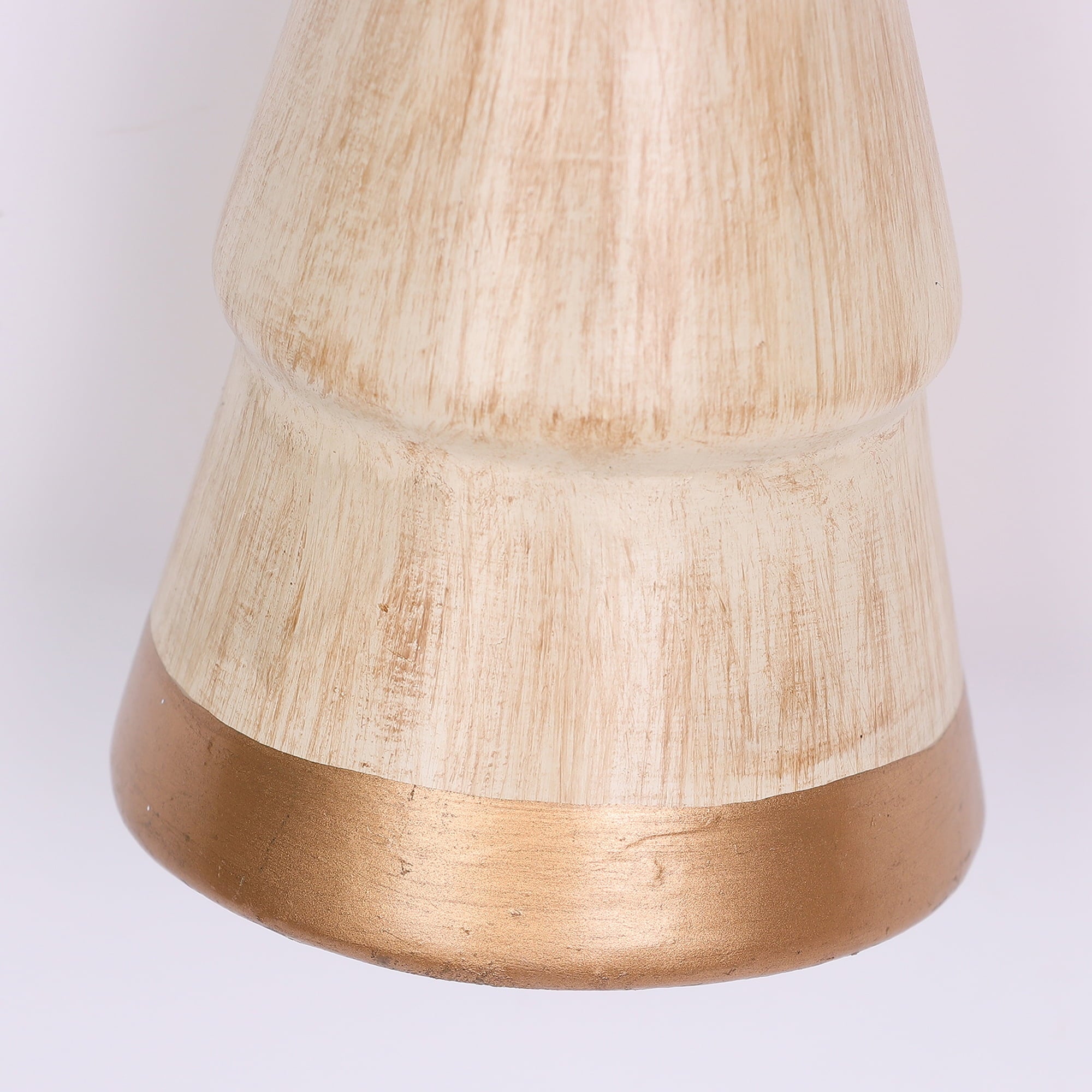 Ceramic Brown Tree Christmas Ornament, 5