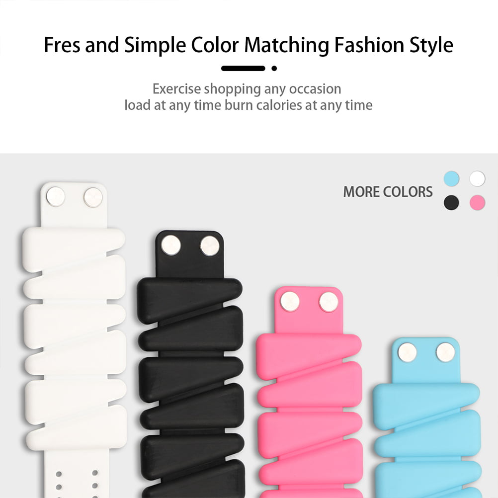 1Pair Unisex Adjustable Wristband Weights Wrist Wearable Weight Bracelet Weight Lifting Wristband