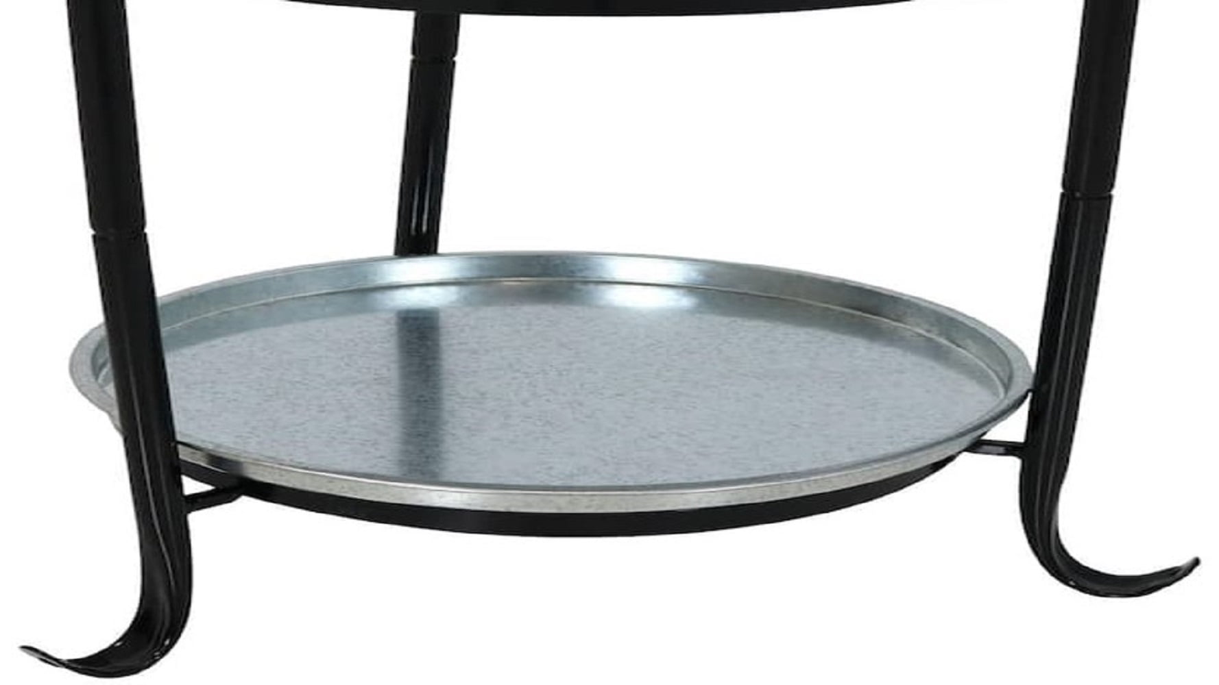 Beverage Tub w/Tray/Stand in Galvanized Steel 