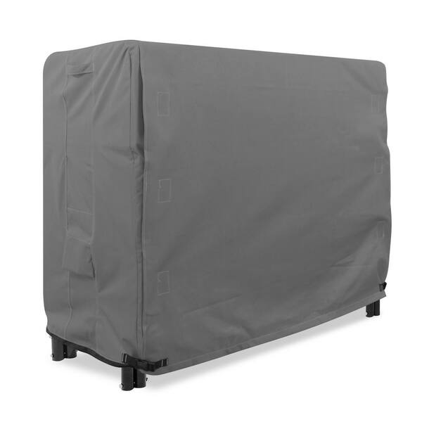 Titan Series 4 ft. Grey Log Rack Heavy-Duty Protector Cover