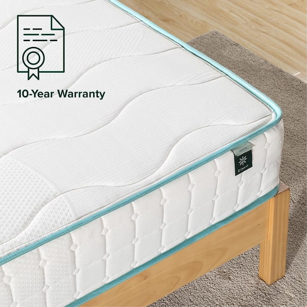 10 in. Medium Spring Tight Top Twin Mattress