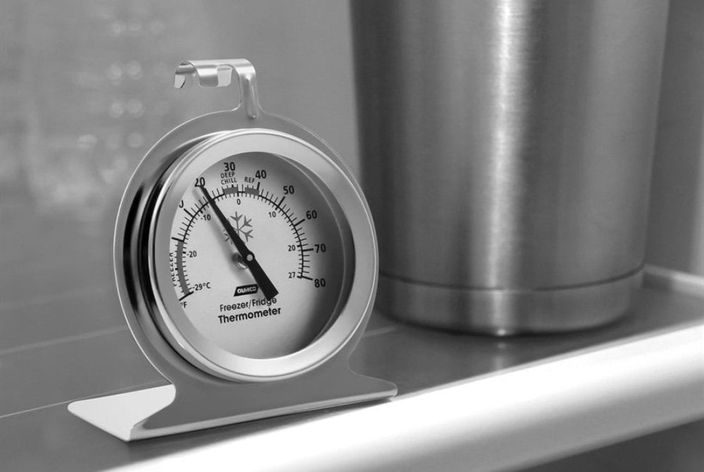 Camco 42114 Thermometer - Refrigerator / Freezer / Dry Storage