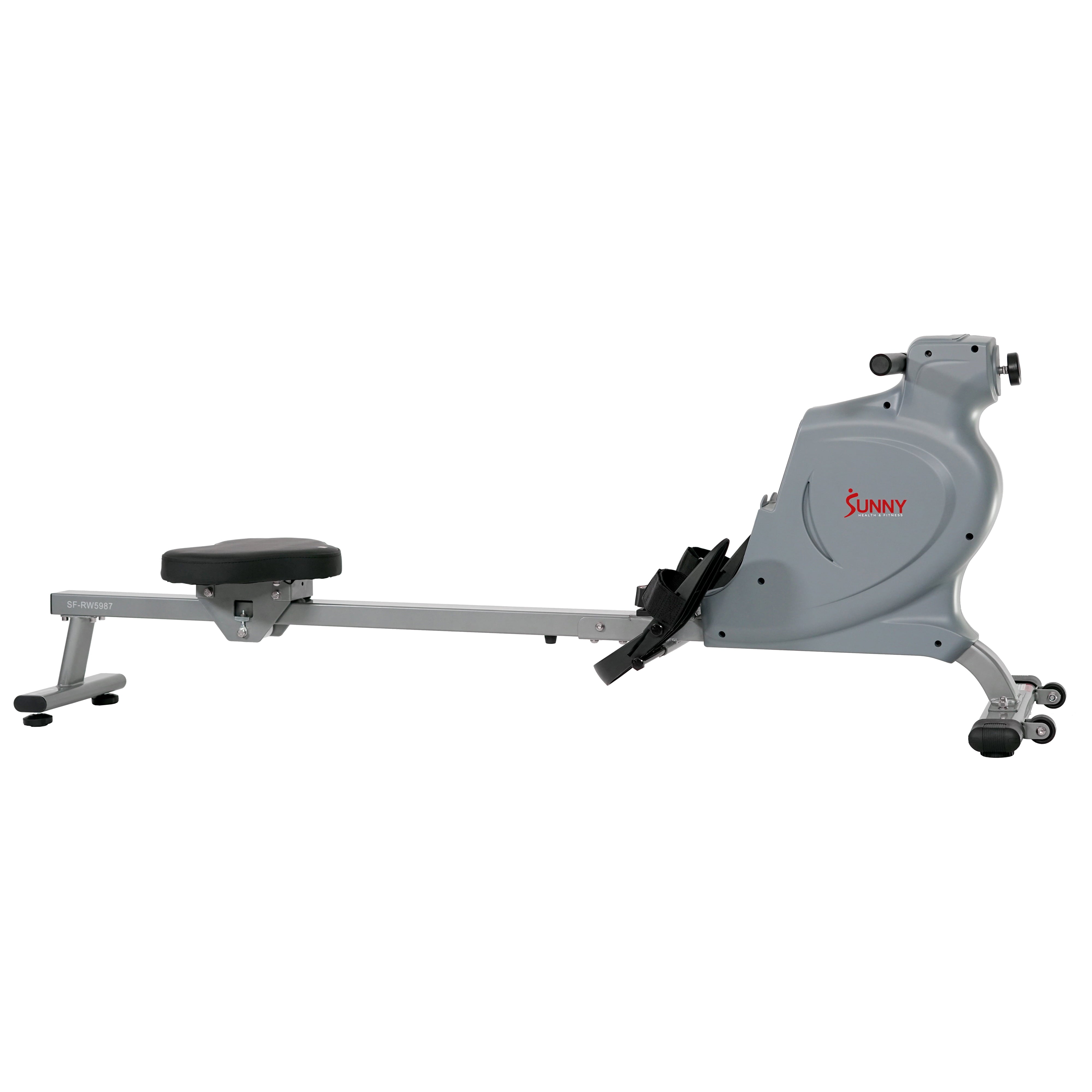 Sunny Health & Fitness Space Efficient Rowing Machine Rower Magnetic Resistance for at Home Exercise Workouts, SF-RW5987