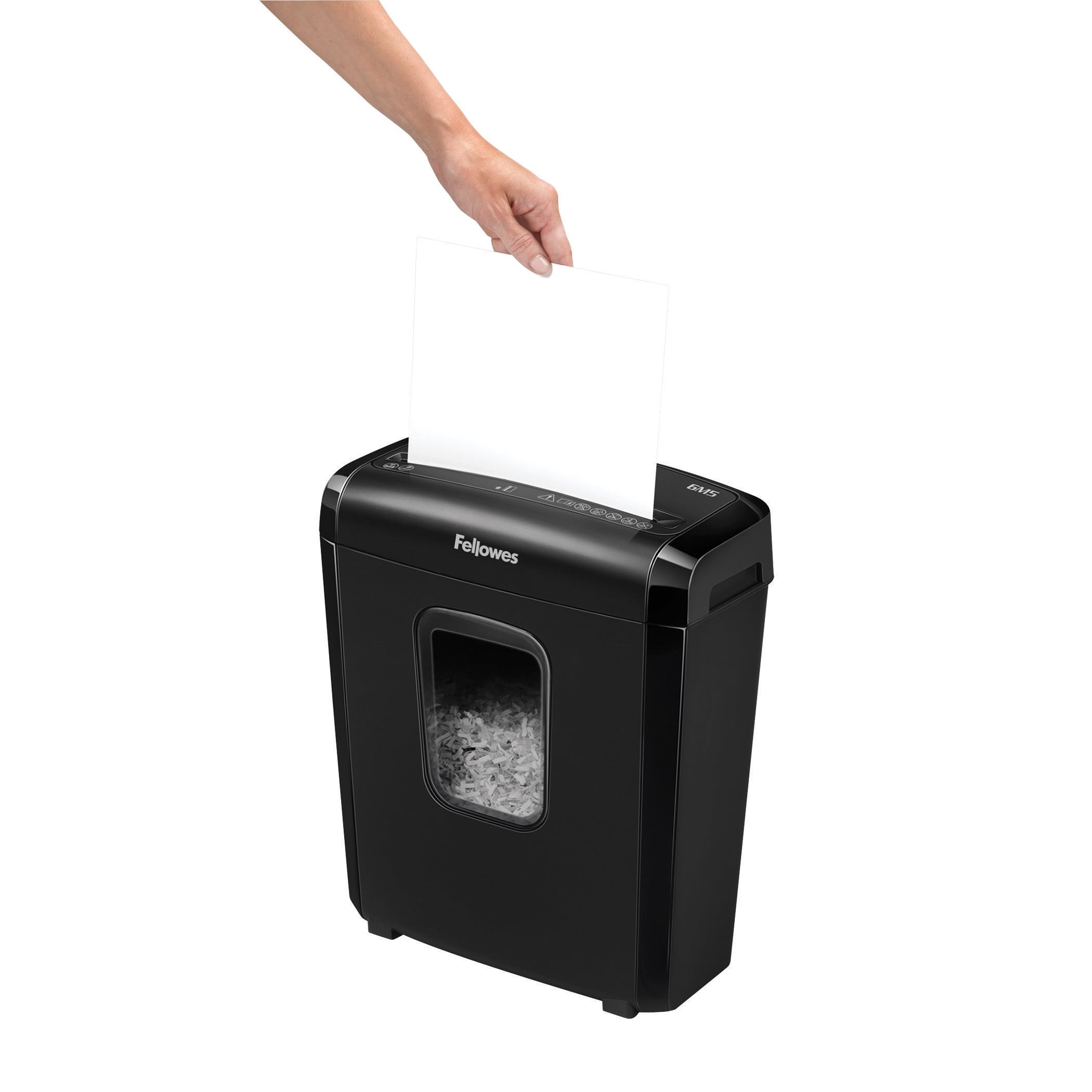 Fellowes Powershred Microshred 6M5 6 Sheet Micro-Cut Home Office Paper Shredder