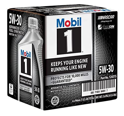 Mobil 1 Advanced Full Synthetic Motor Oil 5W-30, 6-pack of 1 quarts FREE SHIP