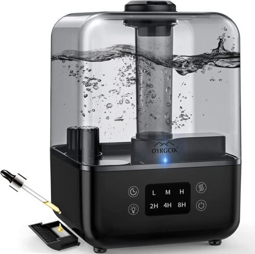 Humidifiers for Bedroom, Ultrasonic 5L Top Fill Humidifiers for Large Room Baby