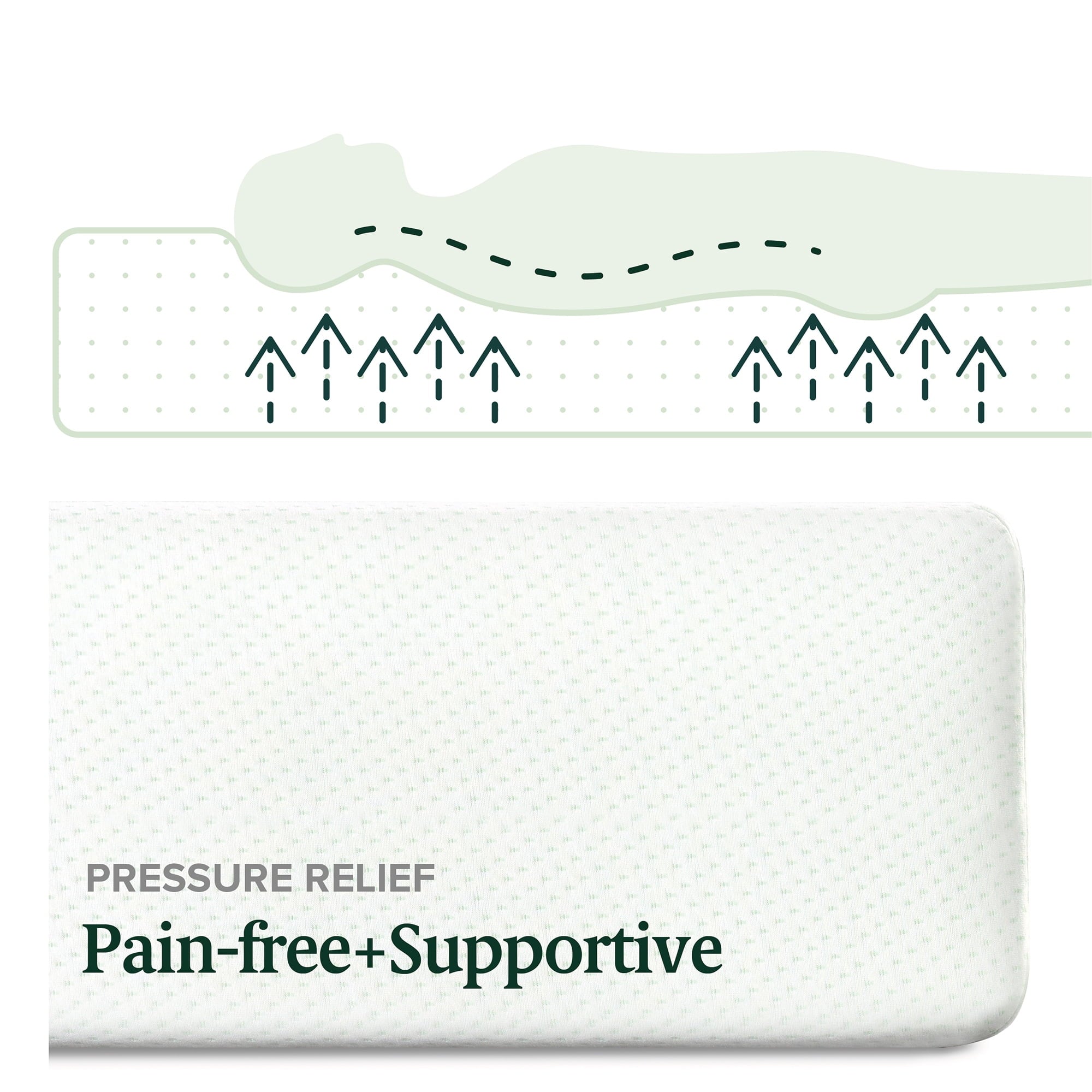 12¡± Green Tea Memory Foam Mattress, King