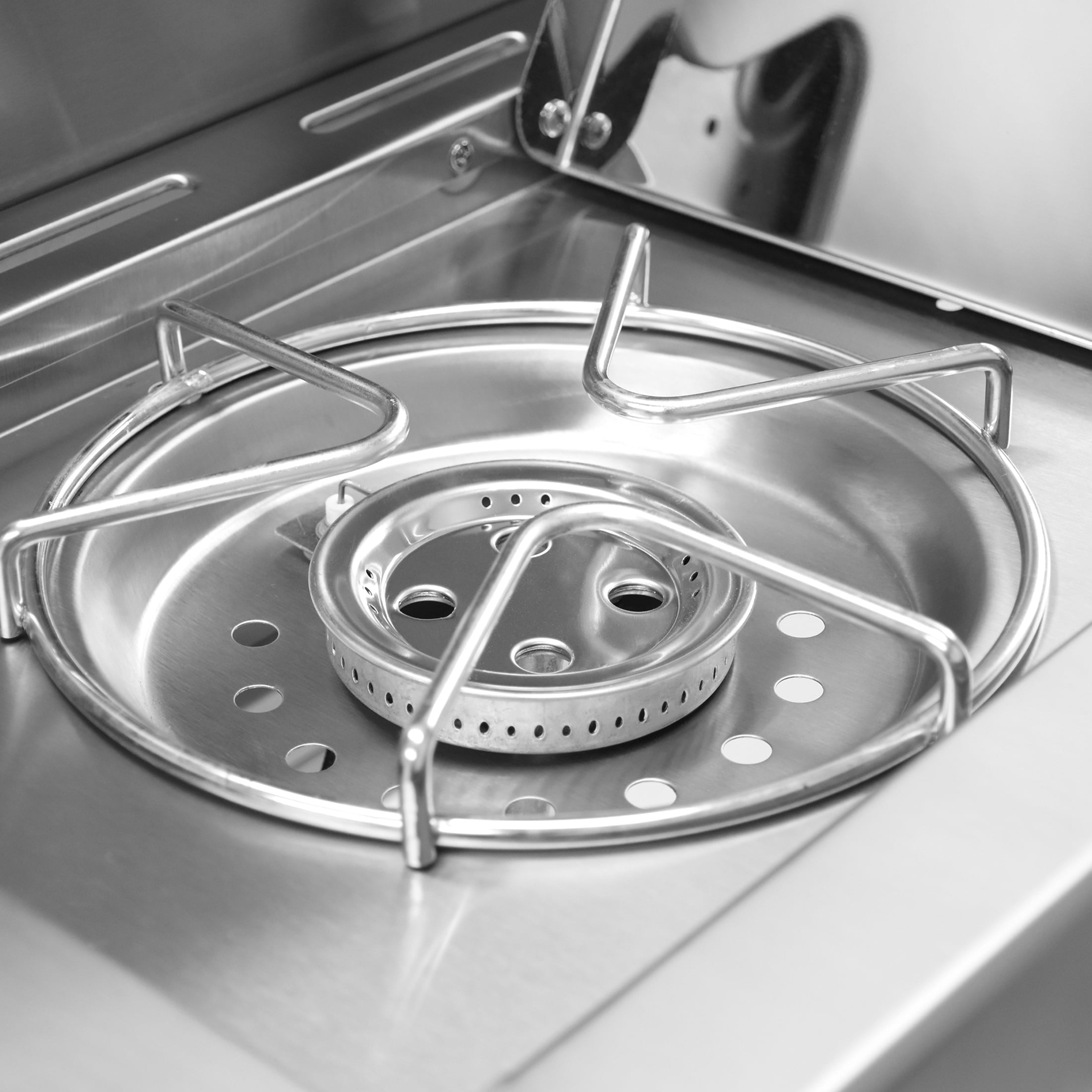 Even Embers 5 Burner Propane Gas Grill in Stainless Steel