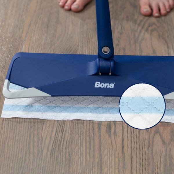 Hardwood Floor Disposable Wet Cleaning Pads, Lavender Scent (12 Count) (4-Pack)