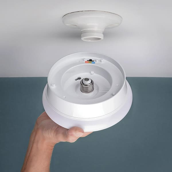 Spin Light 7 in. Closet Light LED Flush Mount Ceiling Light 3000K 4000K 5000K Selectable Laundry Room Hallway Stairway