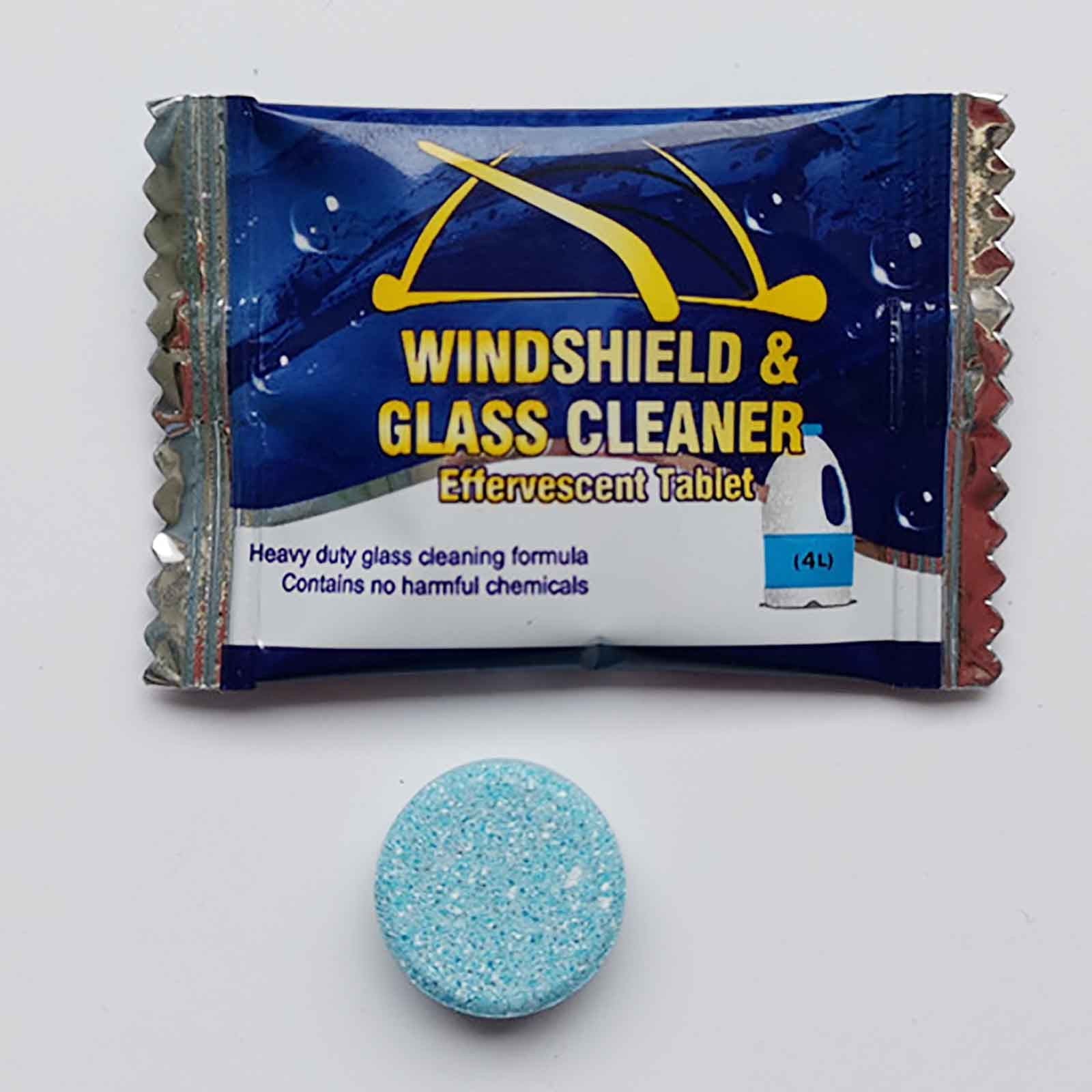 Thsue 100PCS Car Glass Water Effervescent Tablet Four Seasons Wiper Water Solid Wiper Glass Liquid Cleaning Supplies