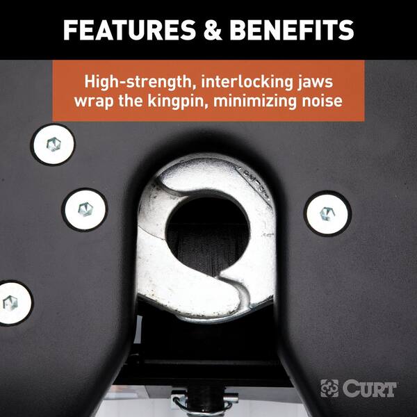 A25 5th Wheel Hitch, Select Silverado, Sierra 2500, 3500 HD, 8' Bed Puck System