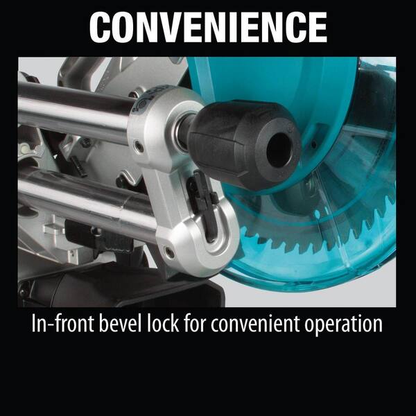 15 Amp 10 in. Dual Bevel Sliding Compound Miter Saw with Laser/Bonus Compact Folding Miter Saw Stand