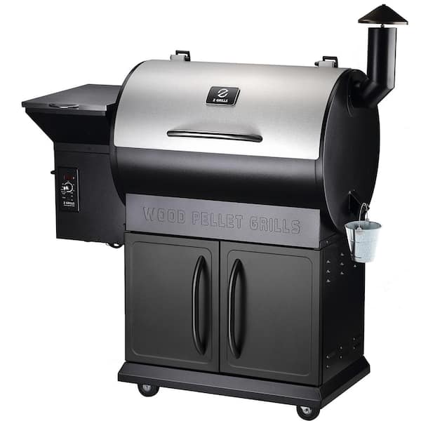 694 sq. in. Pellet Grill and Smoker, Stainless Steel