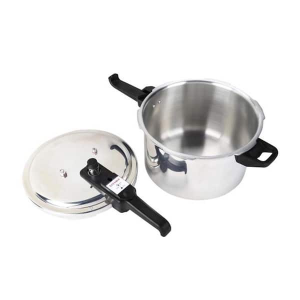 7 qt. Stainless Steel Aluminum Stovetop Pressure Cooker