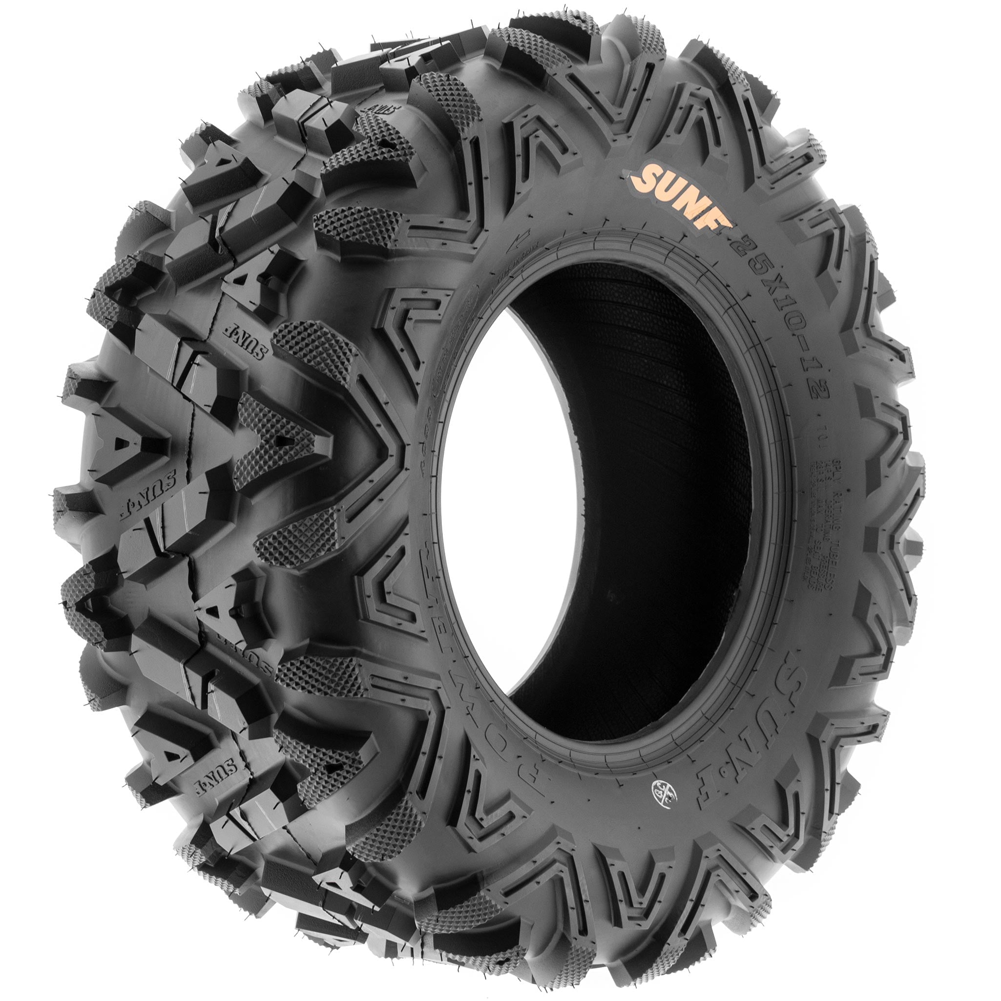 SunF All Terrain ATV UTV Tires 26x9-12 26x9x12 6 PR A033 (Pair of 2)