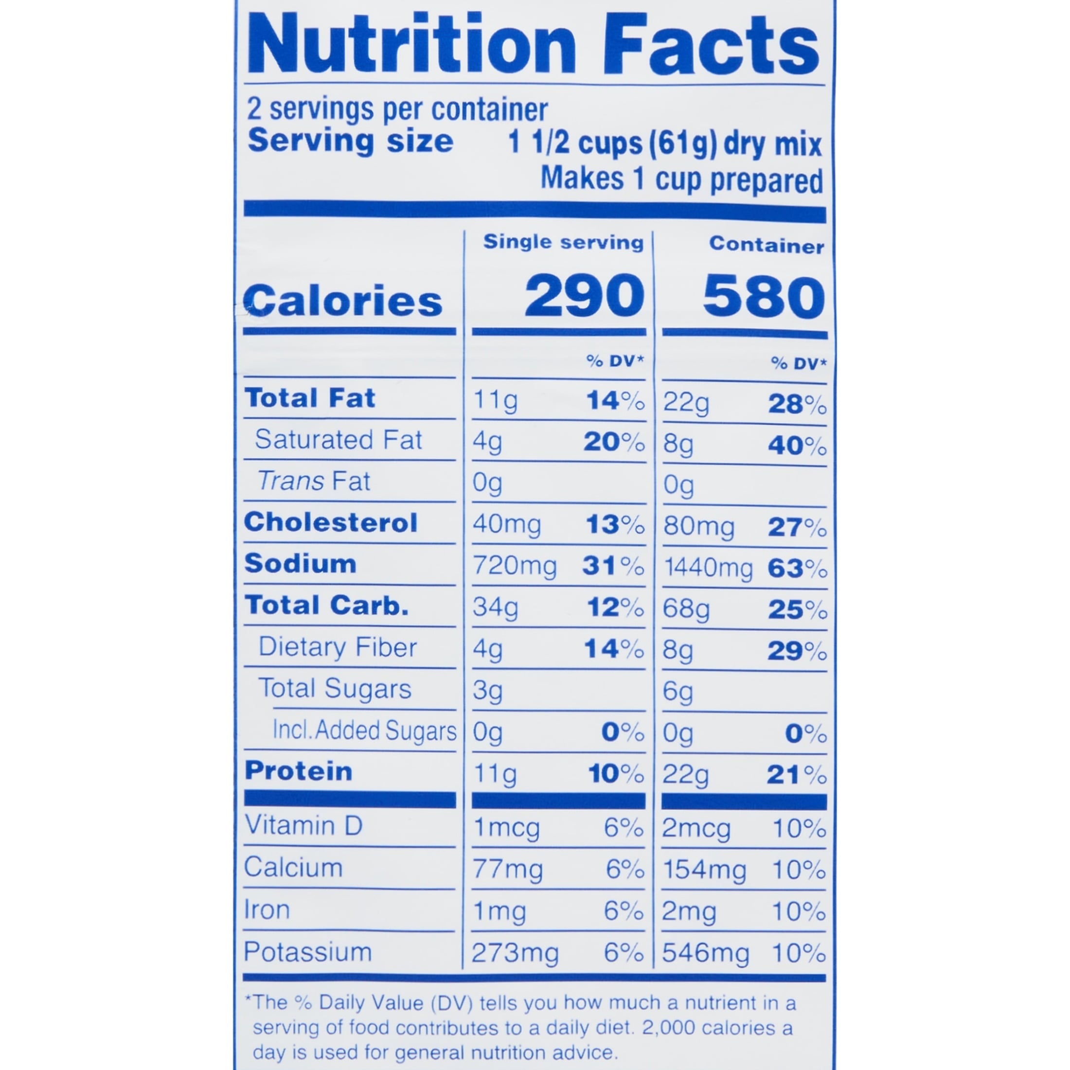 Mountain House Beef Stroganoff w/Noodles, Freeze-Dried Food, 2 Servings