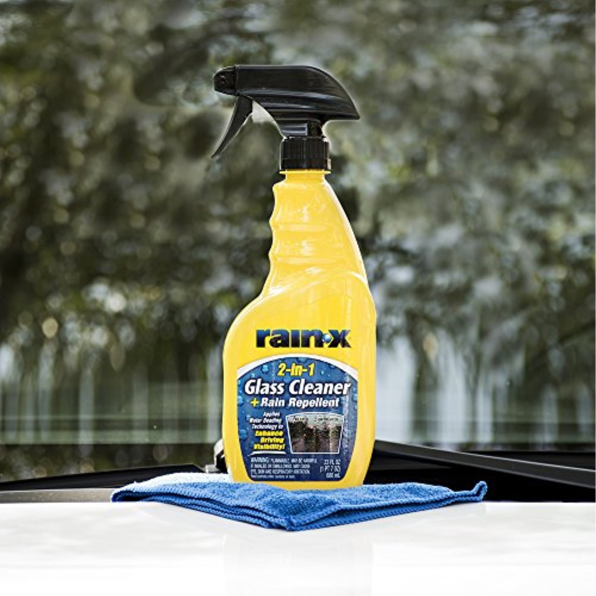 Rain-x Glass Cleaner + Rain Repellent, 23 oz - 5071268