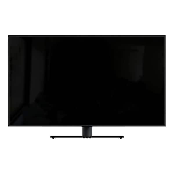 Universal Table Top TV Base Adjustable Tilt and Turn for Most TVs 37 in. to 55 in., Black/Black