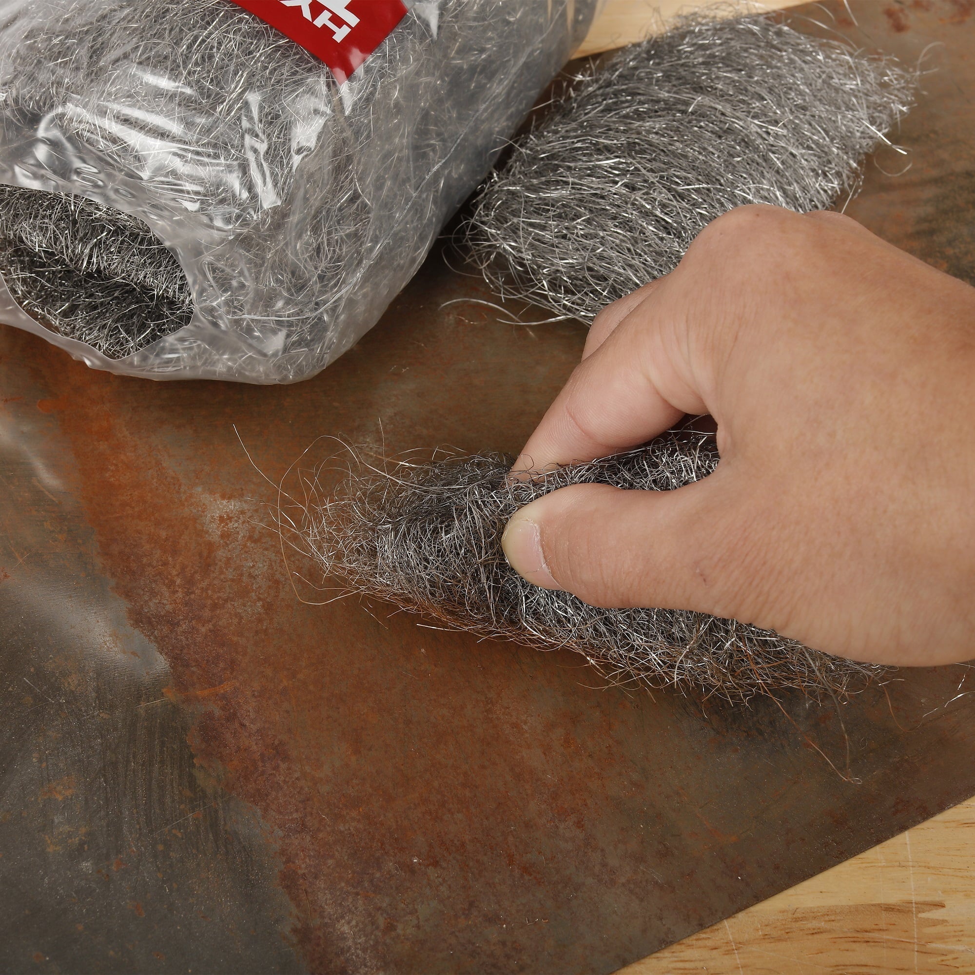 Hyper Tough #3 Coarse Steel Wool Pads, 12 Pack