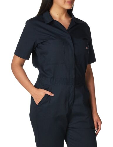 Dickies - Womens Temp-IQ S/S Flex Coverall, Dark Navy, XL