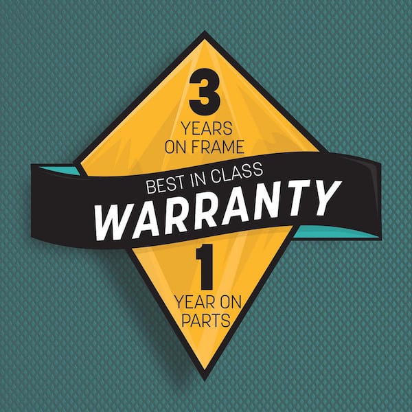 Skywalker Trampolines 13 ft. Square Trampoline with Lighted Spring Pad in Navy