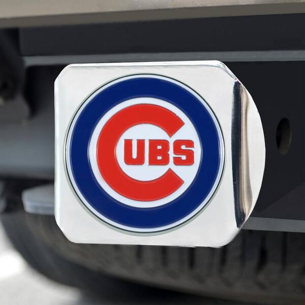 MLB - Chicago Cubs Color Hitch Cover in Chrome